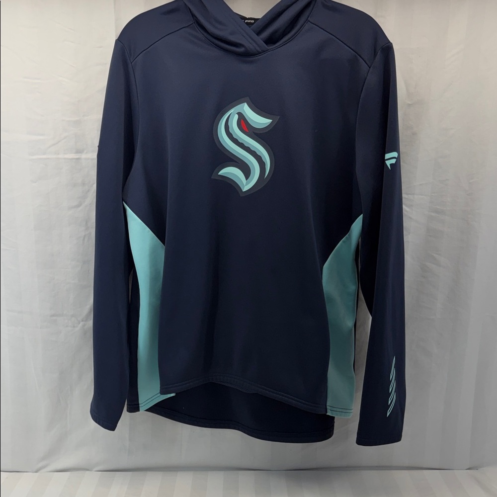 Fanatics Navy and‎ Aqua Rash Guard